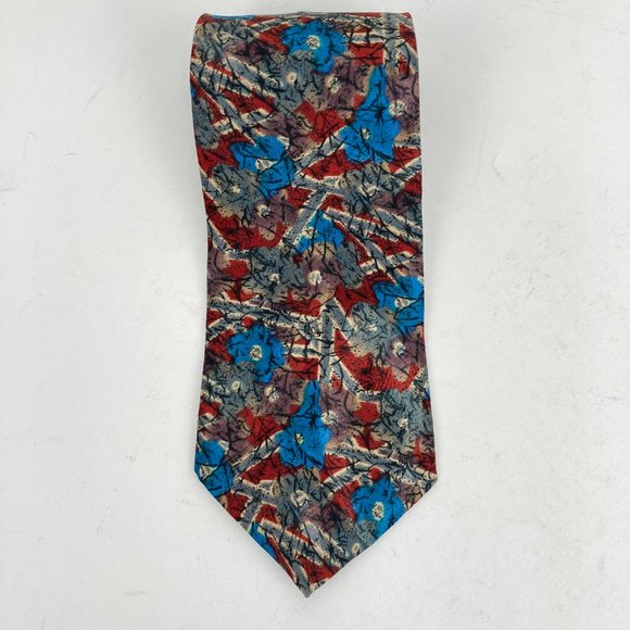 Wembley Floral Printed Neck Tie - Picture 3 of 4